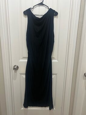 wild fable Black Sleeveless Cowl Neck Maxi Dress
